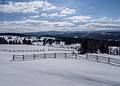 View from our room at the Wildflower Inn.<br />March 5, 2013 - Lyndonville, Vermont.