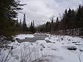The Passumpsic East Branch River.<br />On the Darling Hill Nordic Trails.<br />March 6, 2013 - Lyndonville, Vermont.