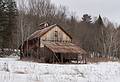 A maple syrup sugarhouse in the woods.<br />On the Darling Hill Nordic Trails.<br />March 6, 2013 - Lyndonville, Vermont.