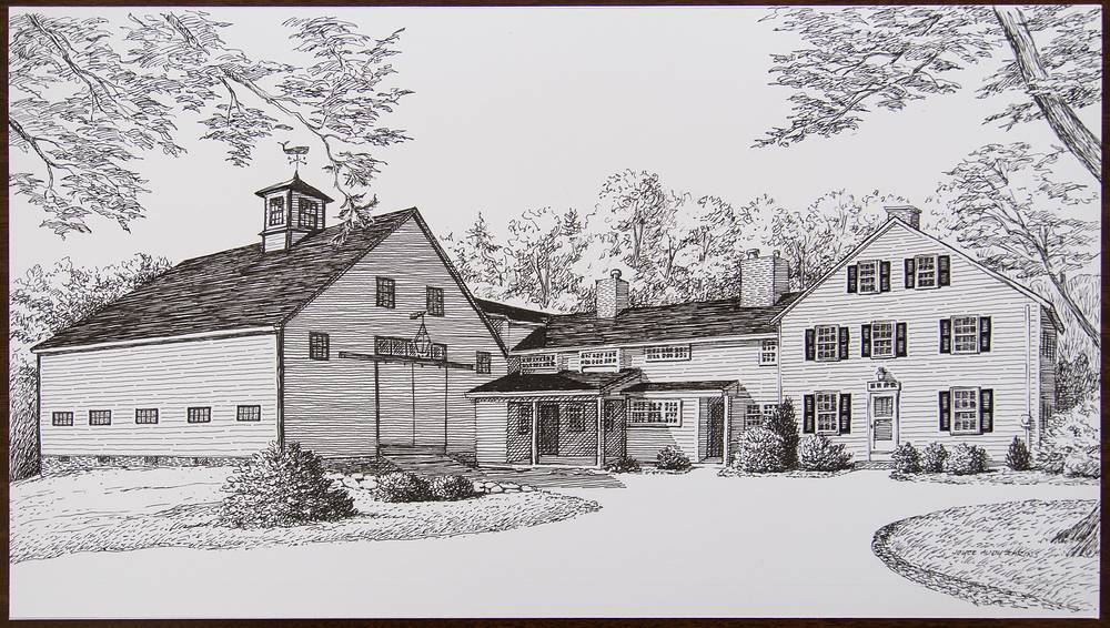 Joyce's rendering of Tom and Kim's new home.<br />March 9, 2013 - Merrimac, Massachusetts.