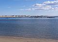 Looking across the Merrimack River to Plum Island.<br />March 26, 2013 - Salisbury Beach State Reservation, Salisbury, Massachusetts.
