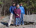 Oscar, Joyce, and Leslie.<br />April 21, 2013 - Maudslay State Park, Newburyport, Massachusetts.
