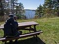 John photographing the Merrimack River.<br />May 3, 2013 - Maudslay State Park, Newburyport, Massachusetts.