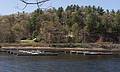 Just installed docks in marina in Amesbury accross the Merrimack River.<br />May 5, 2013 - Maudslay State Park, Newburyport, Massachuetts.