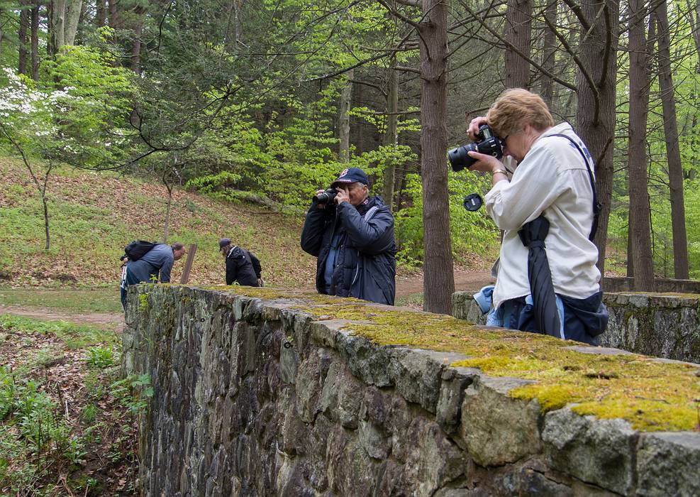 A photo shoot with The Photographic Society of Parker River National Wildlife Refuge.<br />May 11, 2013 - Maudslay State Park, Newburyport, Massachusetts.