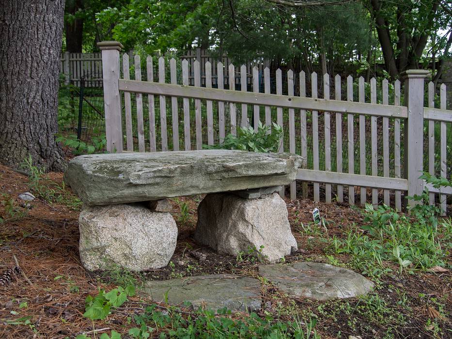 On site of a customer of one of Joyce's sculptures.<br />May 26, 2013 - Concord, Massachusetts.
