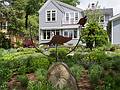 Joyce's sculptures on a customer's site.<br />May 26, 2013 - Concord, Massachusetts.