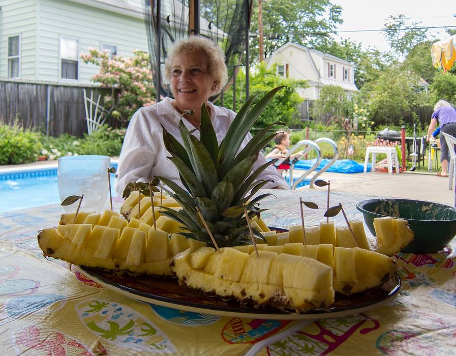 Marian.<br />Carl's and Egils' birthday celebration.<br />June 9, 2013 - At Marie's in Lawrence, Massachusetts.