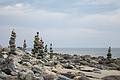 Rock sculptures.<br />June 16, 2013 - Sandy Point State Reservation, Plum Island, Massachusetts.