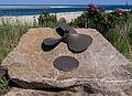 Monument at Chathan Lighthouse.<br />June 20, 2013 - Chatham, Massachusetts.