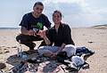 Sati and Melody on Wood End beach.<br />June 21, 2013 - Provincetown, Cape Cod, Massachusetts.