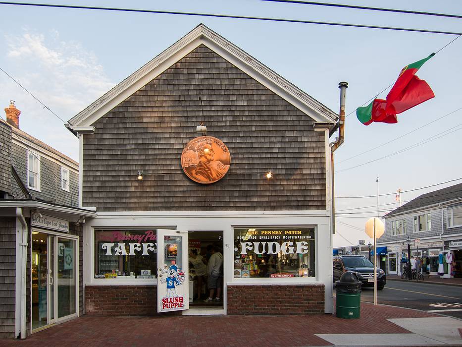 Salt water taffy store.<br />June 21, 2013 - Provincetown, Cape Cod, Massachusetts.