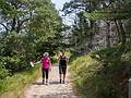 Joyce and Melody on Goose Pond Trail.<br />June 22, 2013 - Audubon's Wellfleet Bay Wildlife Sanctuary, Cape Cod, Massachusetts.