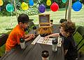 Friend Jordan and Matthew.<br />Matthew's 7th birthday party.<br />June 29, 2013 - At Carl and Holly's in Mendon, Massachusetts.