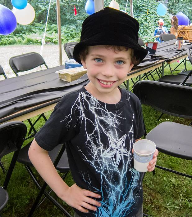 Matthew.<br />Matthew's 7th birthday party.<br />June 29, 2013 - At Carl and Holly's in Mendon, Massachusetts.
