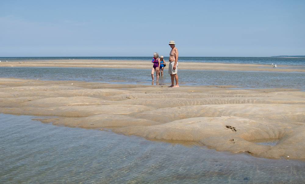 Joyce, Baiba, and Ronnie.<br />July 18, 2013 - Sandy Point State Reservation, Plum Island, Massachusetts.