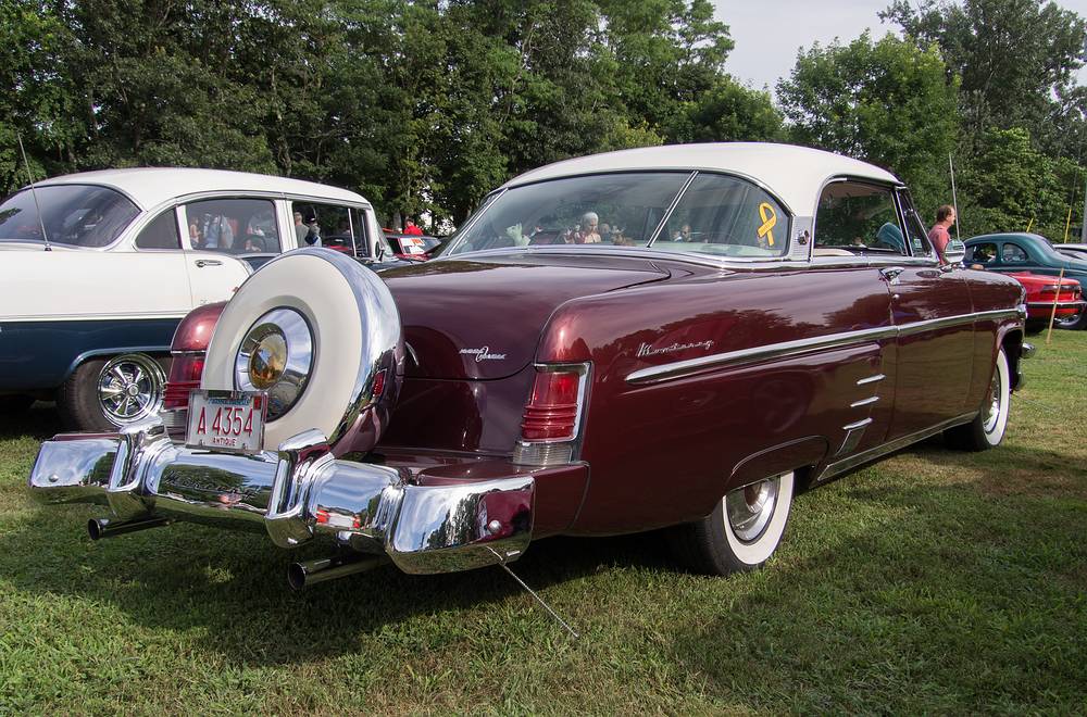 1954 Ford Mercury.<br />Antique auto show at Skips Snack Bar.<br />Juley 27, 2013 - Merrimac, Massachusetts.