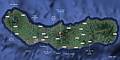 The island is about 5.3 miles wide at its narrowest and about 40 miles long.<br />July 2-16, 2013 - Island of Sao Miguel, Azores, Portugal