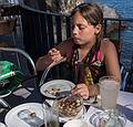 Miranda ordered some snails and actually enjoyed them.<br />July 9, 2013 - Caloura, Sao Miguel, Azores, Portugal.