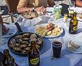 Limpets, cheeses, ham, snails, bread, yummy.<br />July 9, 2013 - Caloura, Sao Miguel, Azores, Portugal.