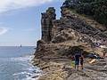 Sati and Melody (and Baiba is also somewhere).<br />July 10, 2013 - On island off Vila Franca do Campo, Sao Miguel, Azores, Portugal.