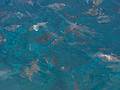 Abstract fish.<br />July 10, 2013 - On island off Vila Franca do Campo, Sao Miguel, Azores, Portugal.