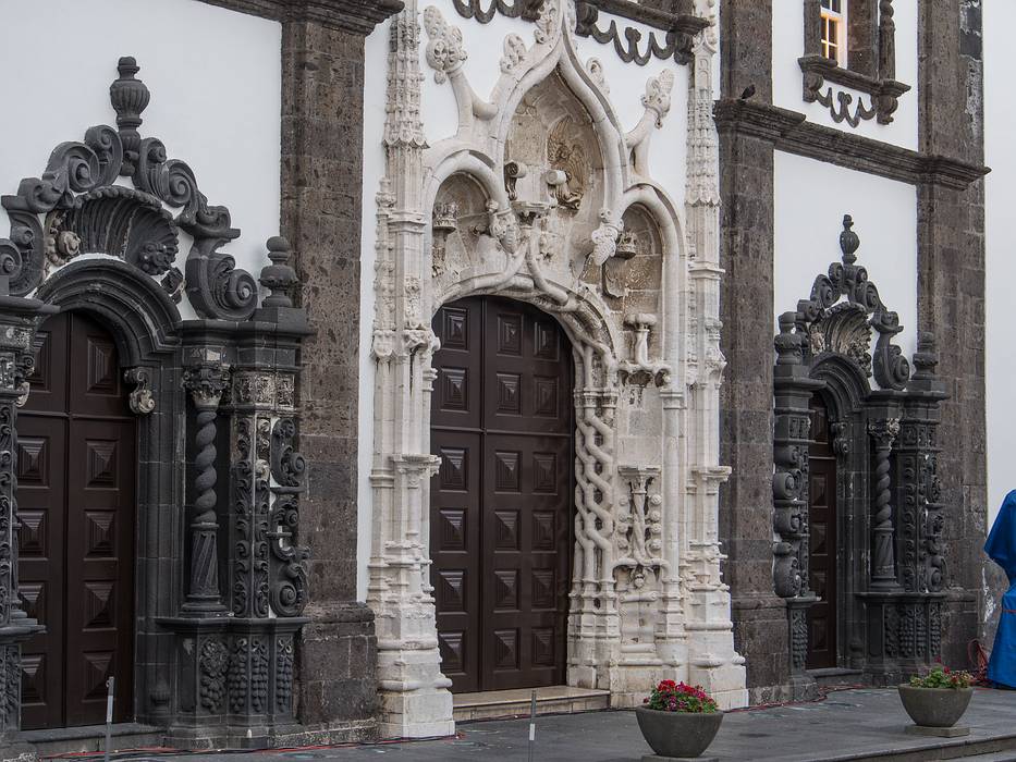 Church of St. Sebastian.<br />July 10, 2013 - Ponta Delgada, Sao Miguel, Azores, Portugal.