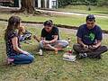 Miranda, Melody, and Sati.<br />July 11, 2013 - At the Terra Nostra Gardens in Furnas, Sao Miguel, Azores, Portugal.