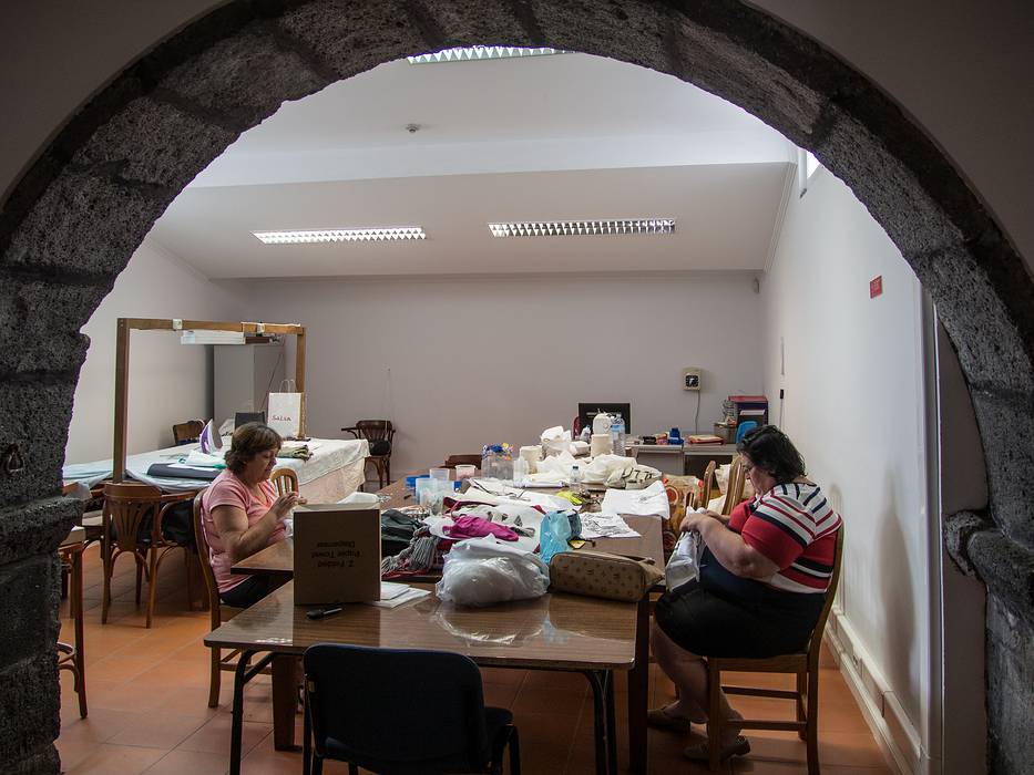 Local crafts store.<br />July 12, 2013 - Lagoa, Sao Miguel, Azores, Portugal.
