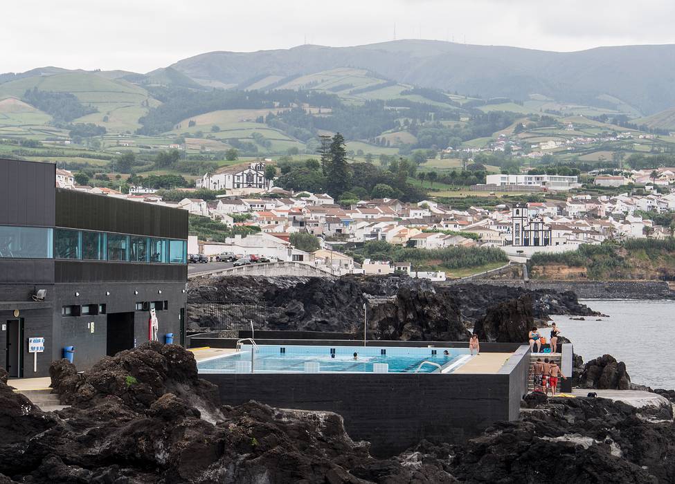 Another pool in the swimming complex.<br />July 12, 2013 - Lagoa, Sao Miguel, Azores, Portugal.