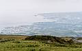View SW towards Lagoa and Ponta Delgada.<br />July 12, 2013 - Pico do Fogo, Sao Miguel, Azores, Portugal.