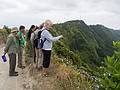 Ronnie, Sati, Melody Miranda, Joyce, and Baiba.<br />July 13, 2013 - Hike along rim of crater at Sete Cidades, Sao Miguel, Azores, Portugal.