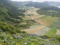 July 13, 2013 - Hike along rim of crater at Sete Cidades, Sao Miguel, Azores, Portugal.