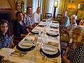 Miranda, Melody, Sati, host and artist Yves, Ronnie, Baiba, and Joyce.<br />July 13, 2013 - Livramento, Sao Miguel, Azores, Portugal.