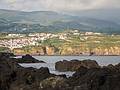 View from Lagoa's swimming pool complex.<br />July 14, 2013 - Lagoa, Sao Miguel, Azores, Portugal.