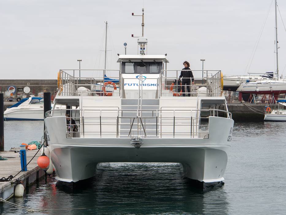 Our whale watch boat.<br />July 15, 2013 - Ponta Delgada, Sao Miguel, Azores, Portugal.