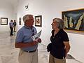 Salvador and Joyce.<br />July 3, 2013 - At the Reina Sofia Museum in Madrid, Spain.
