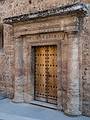 A side door to Carlos V Palace.<br />July 4, 2013 - At the Alhambra in Granada, Spain.