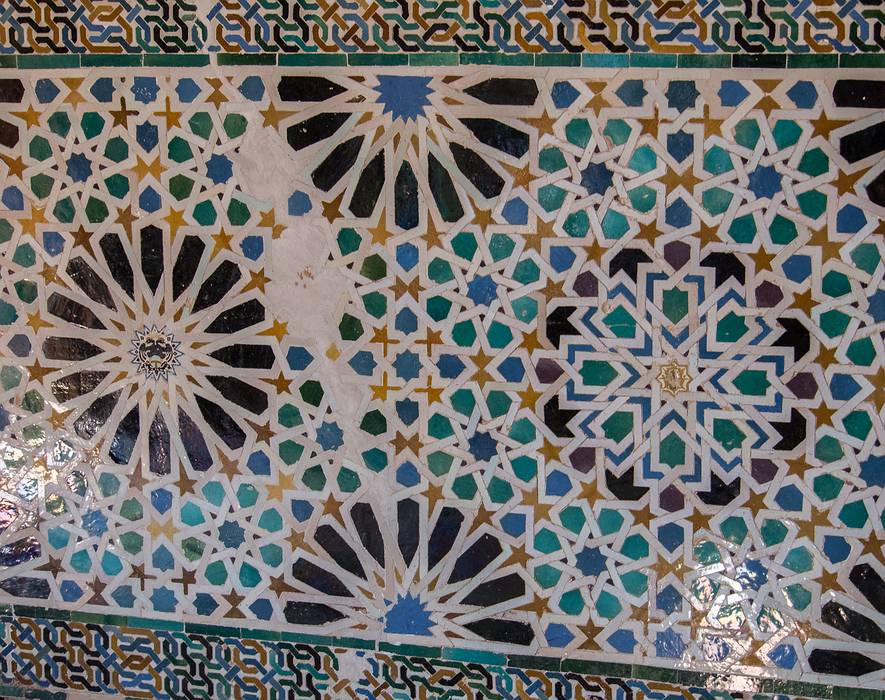 In the Arab Palace Complex - here in the Comares.<br />July 4, 2013 - At the Alhambra in Granada, Spain.