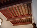 Ceiling in a room of the Arab palace complex.<br />July 4, 2013 - At the Alhambra in Granada, Spain.