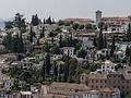 El Almaicin (a district of the city).<br />July 4, 2013 - At the Alhambra in Granada, Spain.