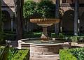 Fountain in the Court of the Lindaraja.<br />July 4, 2013 - At the Alhambra in Granada, Spain.