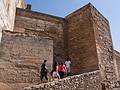 The fortress of Alcazaba.<br />July 4, 2013 - At the Alhambra in Granada, Spain.
