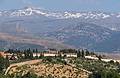 The Sierra Nevada.<br />View from the fortress of Alcazaba.<br />July 4, 2013 - At the Alhambra in Granada, Spain.