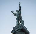 La Victoria or Victory statue, Puerto Banus.<br />July 5, 2013 - Marbella, Malaga, Spain.