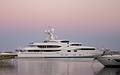 Fancy yachts in this harbor.<br />July 5, 2013 - Puerto Banus, Marbella, Malaga, Spain.