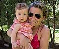 Lucia (Beatriz's daughter) and Natalia.<br />July 7, 2013 - At Salvador and Asuncion's in Madrid, Spain.