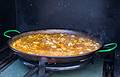 The paella, just about ready.<br />July 7, 2013 - At Salvador and Asuncion's in Madrid, Spain.