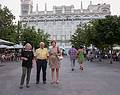Joyce, Salvador, and Asuncion.<br />July 7, 2013 - Plaza Santa Ana, Madrid, Spain.