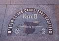 Origin of the radial highways at the Puerta del Sol.<br />July 7, 2013 - Madrid, Spain.